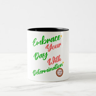 Tasse 2 Couleurs Un joli don de motivation positif de la déterminat