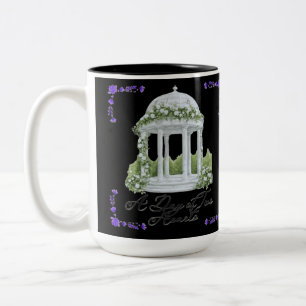 Tasse 2 Couleurs Un jour de deux cœurs noirs