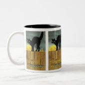 Tasse 2 Couleurs Un joyeux Halloween (Gauche)