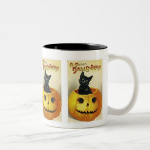 Tasse 2 Couleurs Un joyeux Haloween Kitten