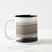 Tasse 2 Couleurs Un Lancer B-1B effectue une touche et va (Gauche)