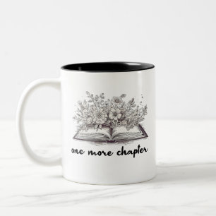 Tasse 2 Couleurs Un Livre De Chapitre De Plus Avec Fleurs