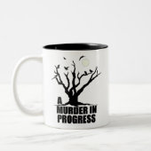 Tasse 2 Couleurs Un meurtre en cours (Gauche)