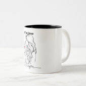 Tasse 2 Couleurs Un mignon café (Devant droit)