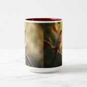 Tasse 2 Couleurs Un oiseau qui chante le matin (Centre)