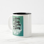 Tasse 2 Couleurs Un papa aimant  (Devant gauche)