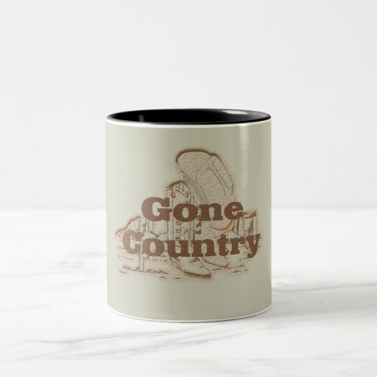 Tasse 2 Couleurs Un pays parti...Mug (Centre)