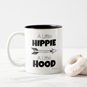 TASSE 2 COULEURS UN PETIT HIPPIE UN PETIT CHEVALIER
