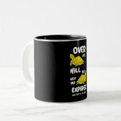 Tasse 2 Couleurs Un Pied Dans La Grave (Devant gauche)