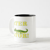 Tasse 2 Couleurs Un plus défunt alligator (Devant gauche)