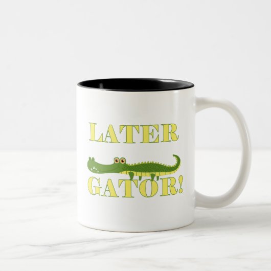 Tasse 2 Couleurs Un plus défunt alligator (Droit)