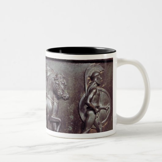 Tasse 2 Couleurs Un Quadriga et un Hoplite (Droit)