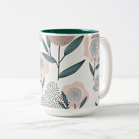 Tasse 2 Couleurs Un rose (Devant droit)