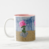 Tasse 2 Couleurs Un rose dans le désert (Gauche)