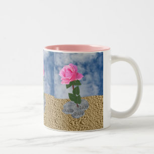 Tasse 2 Couleurs Un rose dans le désert