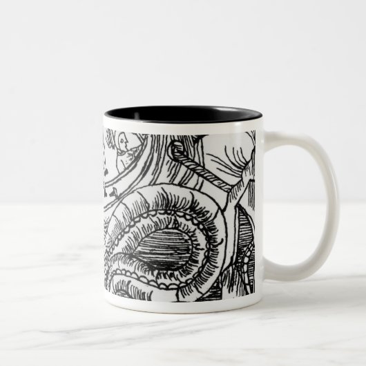 Tasse 2 Couleurs Un serpent de mer (Droit)