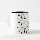 Tasse 2 Couleurs un signe zodica qui représente l'émotion avec le p (Devant gauche)