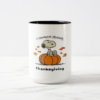 Tasse 2 Couleurs Un Thanksgiving d'arachides