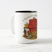 Tasse 2 Couleurs Un Thanksgiving d'arachides (Devant gauche)