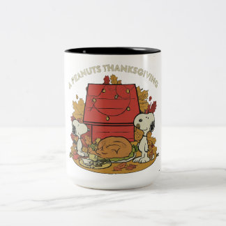 Tasse 2 Couleurs Un Thanksgiving d'arachides