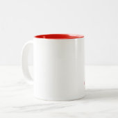 Tasse 2 Couleurs Un Tiara A Day garde les paysans loin ! (Devant gauche)