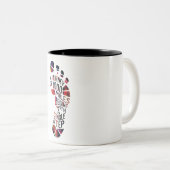 Tasse 2 Couleurs Un trajet de 160 km (Devant droit)