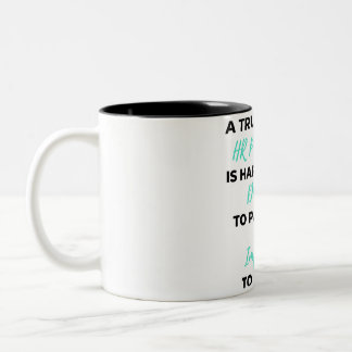 Tasse 2 Couleurs Un Véritable Professionnel RH Est Difficile À Trou