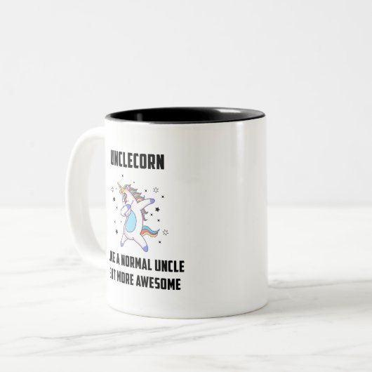 Tasse 2 Couleurs Unclecorne (Devant gauche)