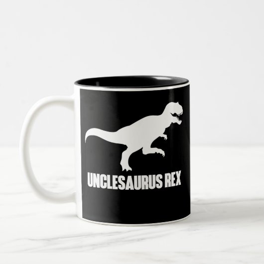 Tasse 2 Couleurs Unclesaurus Rex T drôle pour des oncles (Gauche)
