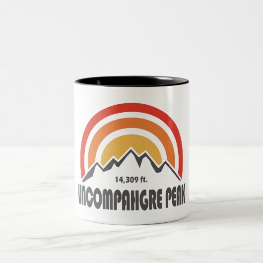 Tasse 2 Couleurs Uncompahgre Peak (Centre)