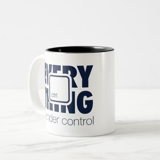 Tasse 2 Couleurs Under ctrl (Devant gauche)