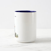 Tasse 2 Couleurs Une aquarelle peinte d'un mignon Gnome (Centre)