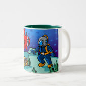 Tasse 2 Couleurs Une aventure sous-marine (Devant droit)