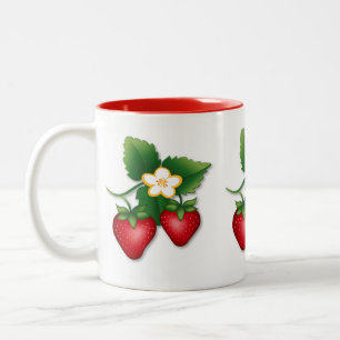 Tasse 2 Couleurs Une Belle Fraise Berry