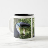 Tasse 2 Couleurs Une belle photo de toucan (Devant gauche)