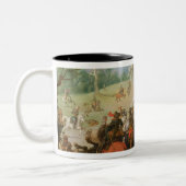 Tasse 2 Couleurs Une cavalerie luttent (Gauche)