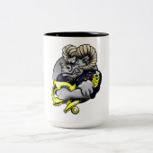 Tasse 2 Couleurs Une chèvre dure (Centre)