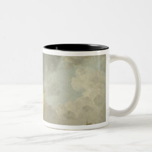 Tasse 2 Couleurs Une coupe dans une brise forte (huile sur cuivre)