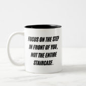 Tasse 2 Couleurs Une étape à la fois (Gauche)