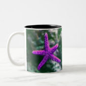Tasse 2 Couleurs Une étoile de mer violette (Gauche)