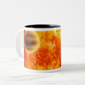 Tasse 2 Couleurs Une exoplanète géante du gaz (Devant gauche)