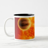 Tasse 2 Couleurs Une exoplanète géante du gaz (Gauche)