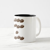 Tasse 2 Couleurs une fois à la fois (Devant droit)