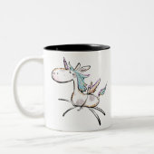 Tasse 2 Couleurs Une licorne magique (Gauche)