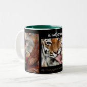 Tasse 2 Couleurs "Une mère aime" (Devant gauche)