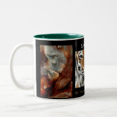 Tasse 2 Couleurs "Une mère aime" (Gauche)