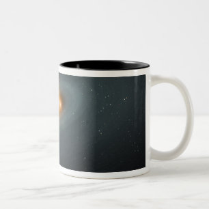 Tasse 2 Couleurs Une paire serrée des étoiles et d'un disque