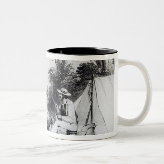 Tasse 2 Couleurs Une partie l'explorant (Droit)