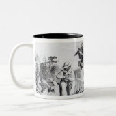 Tasse 2 Couleurs Une partie l'explorant (Gauche)