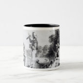 Tasse 2 Couleurs Une partie l'explorant (Centre)